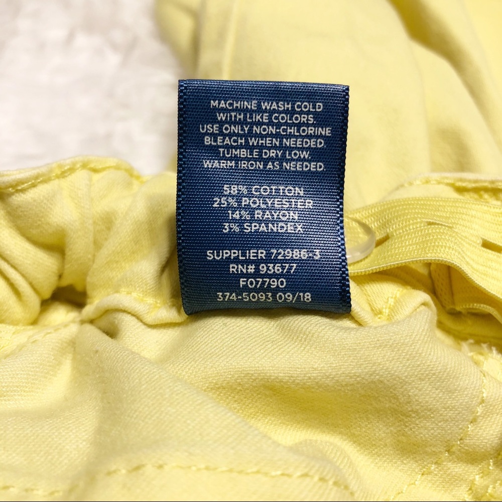 Arizona Jean Co Yellow Jeggings 12 - Picture 4 of 4